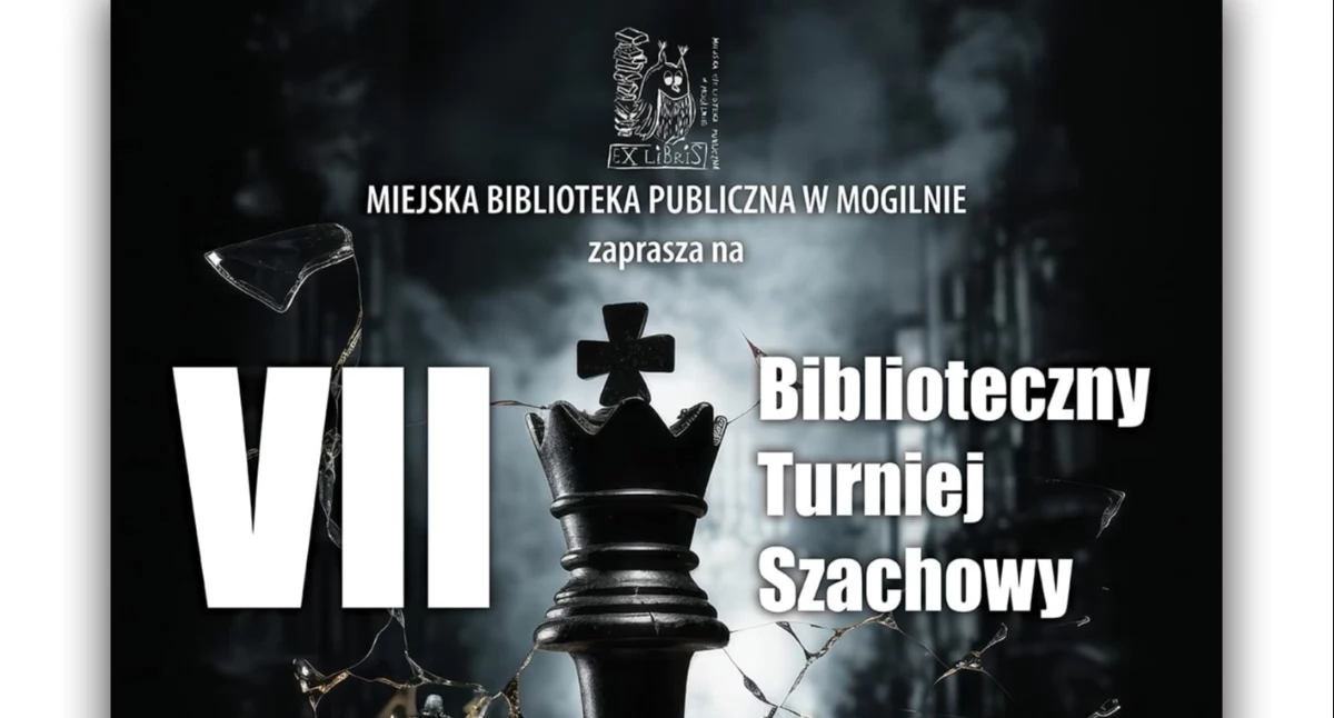 Biblioteczny Turniej Szachowy w Mogilnie już 9 maja 2026 roku