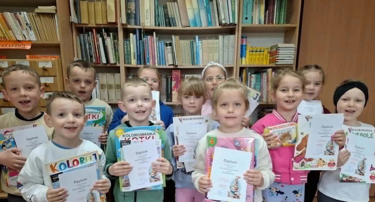 Książkowy konkurs dla przedszkolaków w ZSP nr 2 w Trzemesznie (zdjęcia)