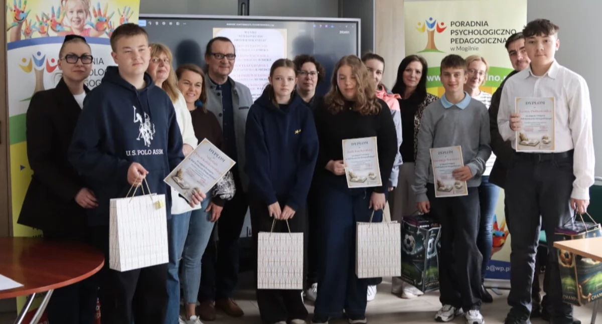 Wręczono nagrody w konkursie ortograficznym, organizowanym przez Poradnię Psychologiczno-Pedagogiczną w Mogilnie (zdjęcia)