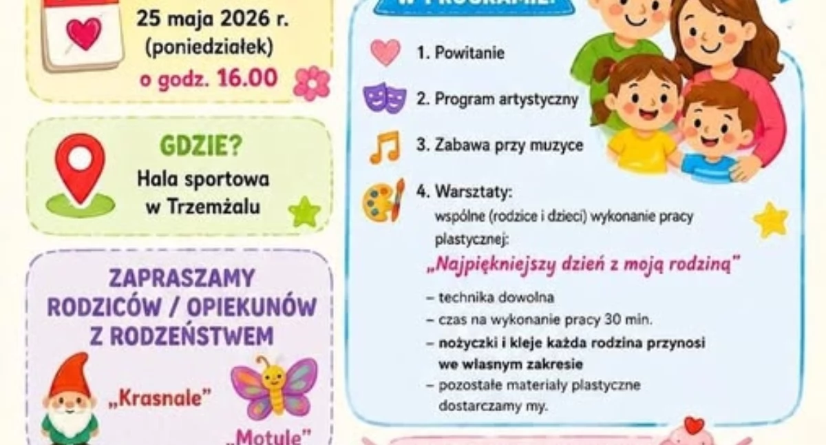 Uroczystość Święta Rodziny już 25 maja w Trzemżalu