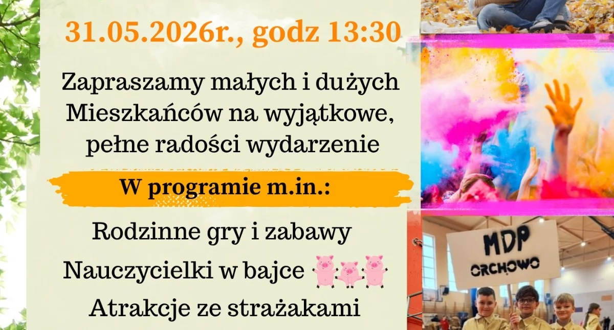 Święto Rodziny w Orchowie już 31 maja 2026 roku