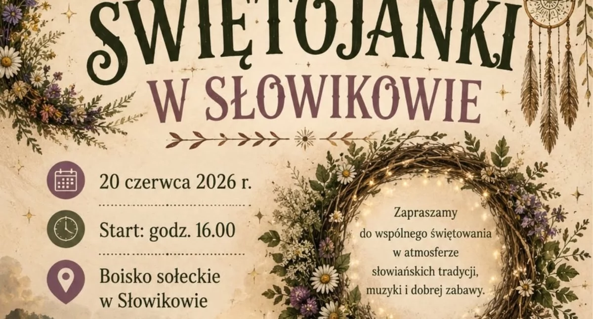 Świętojanki w Słowikowie już 20 czerwca 2026 roku