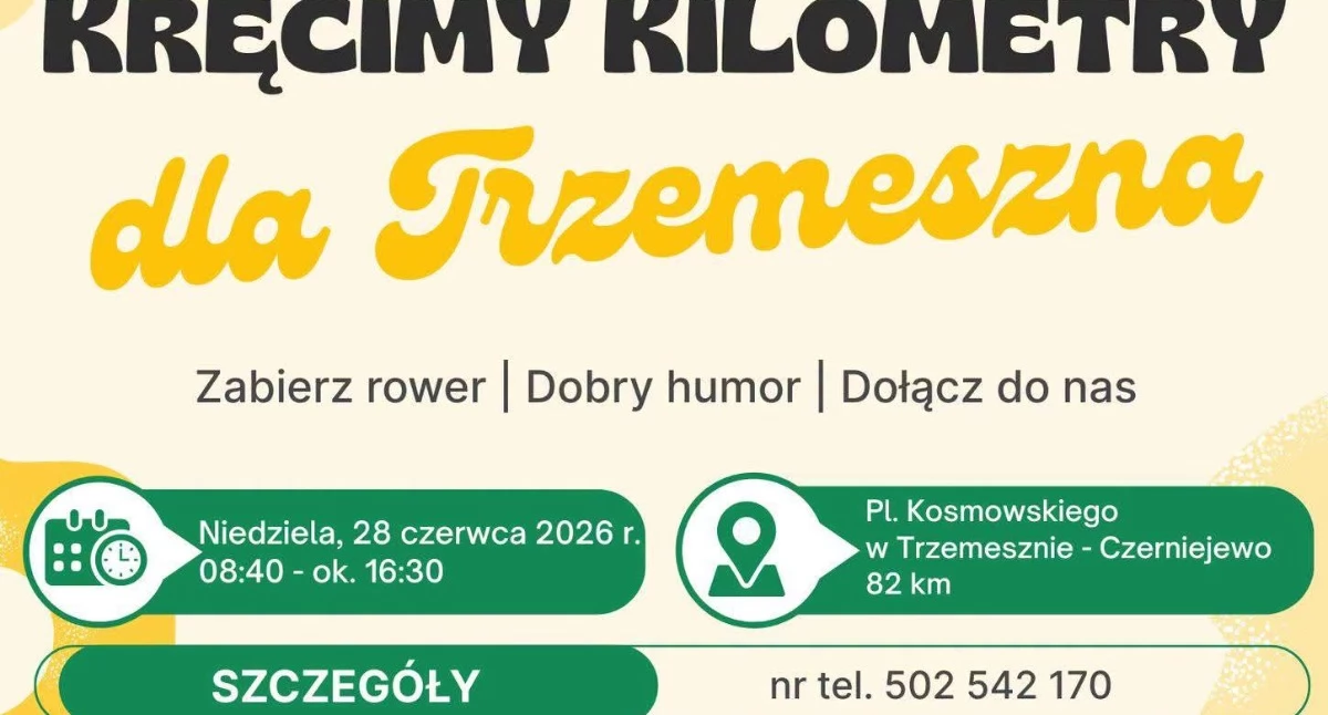 Stowarzyszenie Pod Żaglami 28 czerwca zaprasza na rajd rowerowy do Czerniejewa