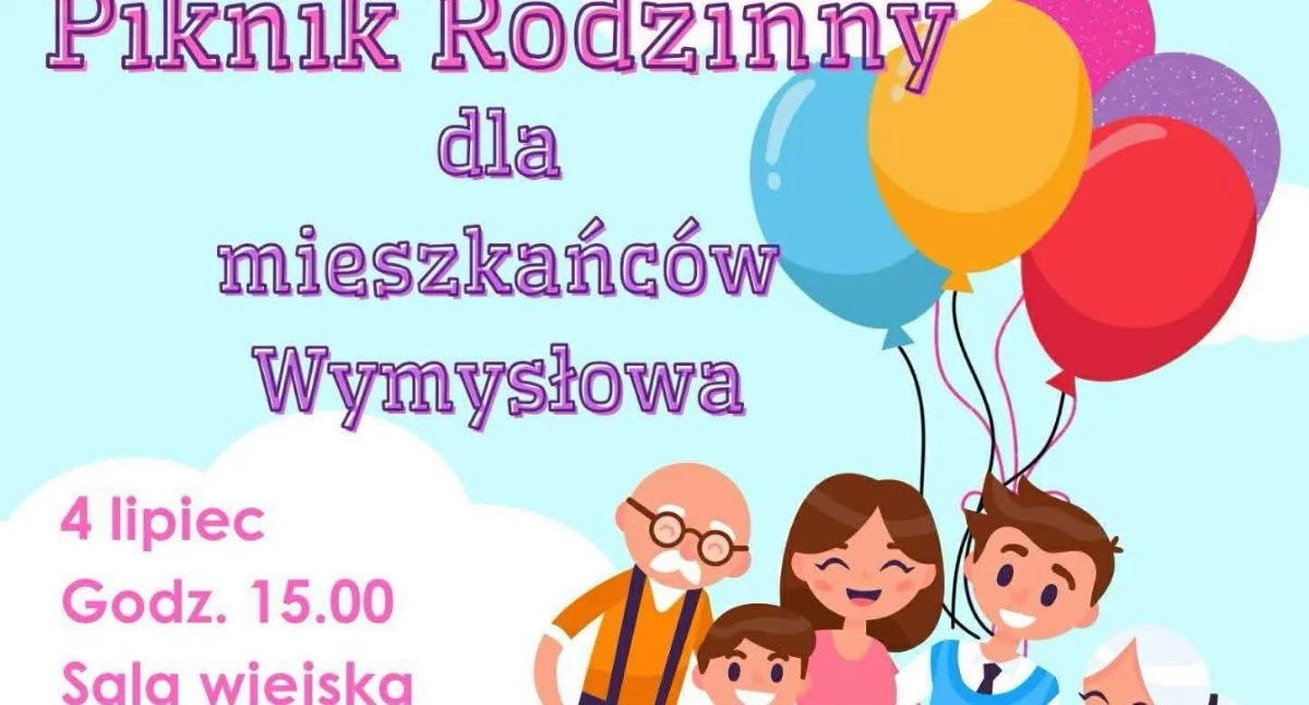 Piknik rodzinny w Wymysłowie już 4 lipca