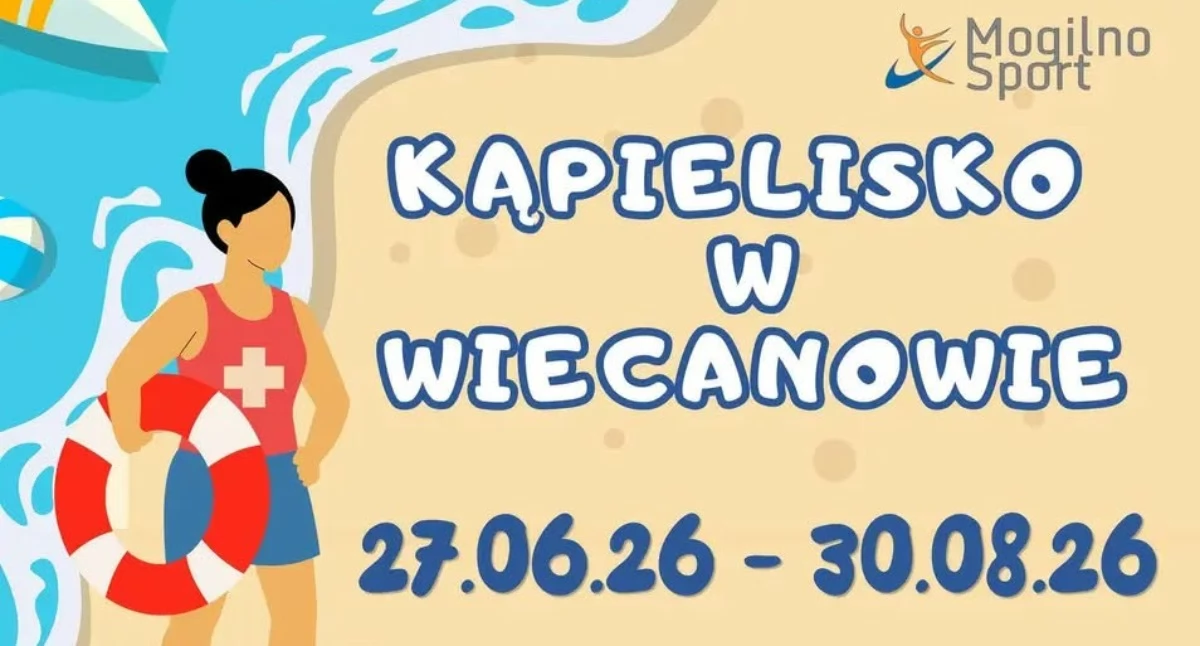 Kąpielisko w Wiecanowie czynne od 27 czerwca
