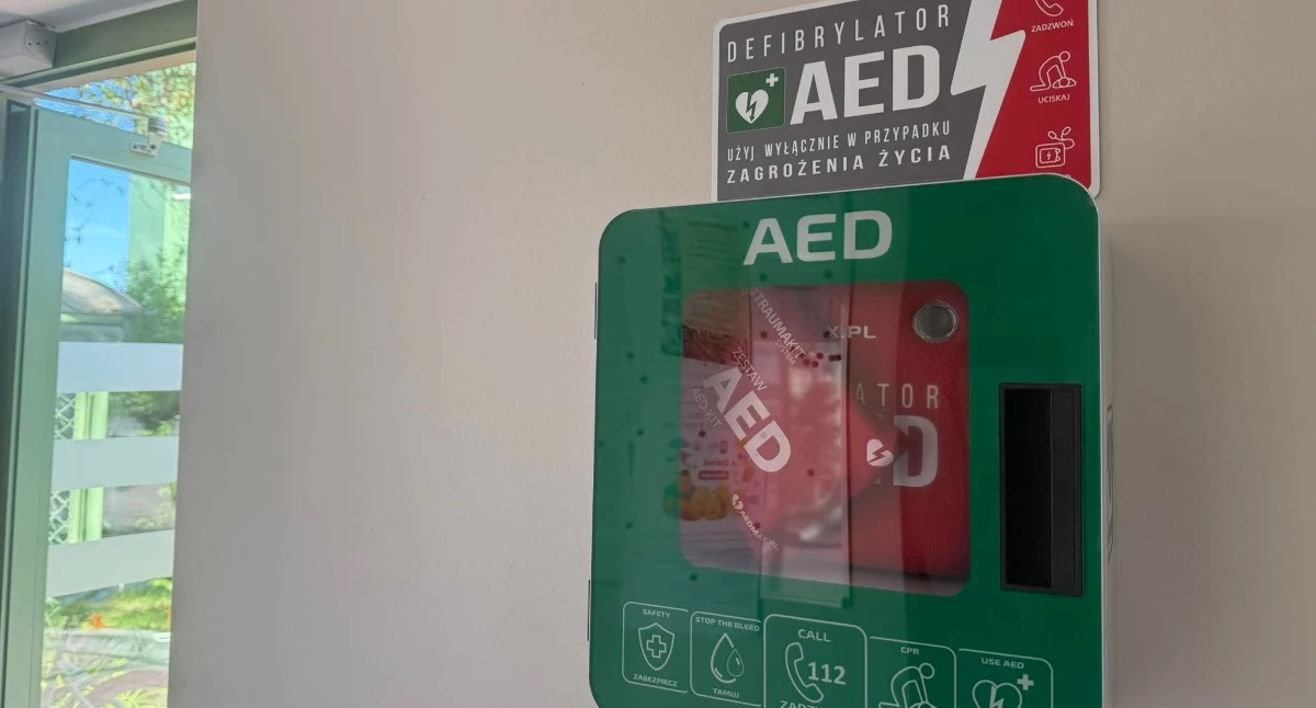 Zewnętrzny defibrylator AED w PPZ Trzemeszno 