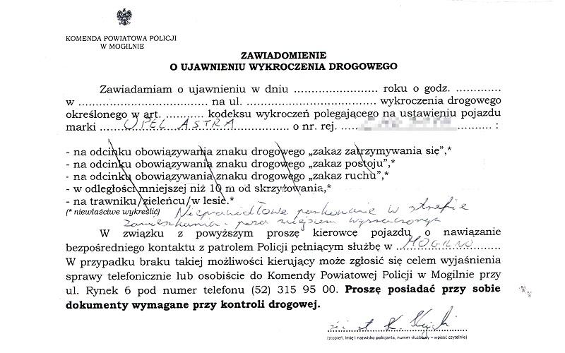 Strefa zamieszkania uderzyła w parkujących