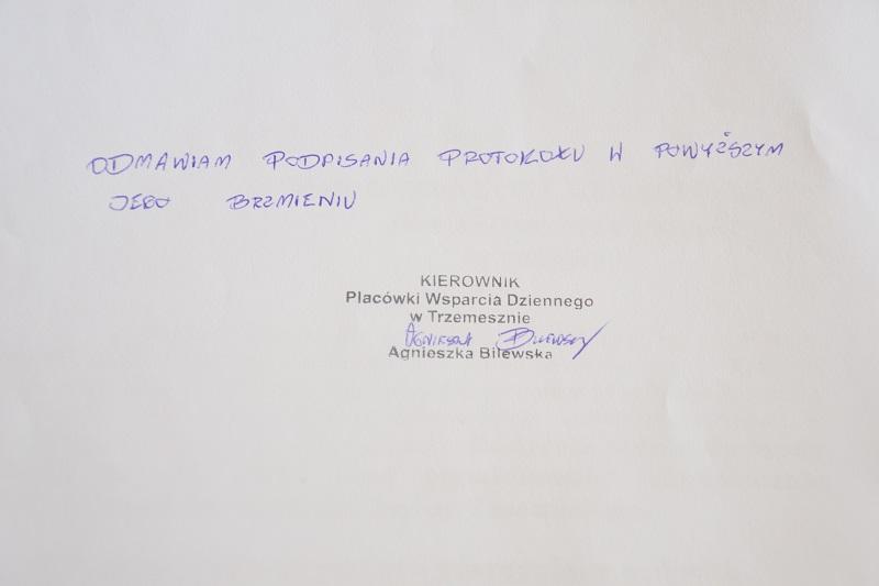 Placówka Wsparcia Dziennego na cenzurowanym