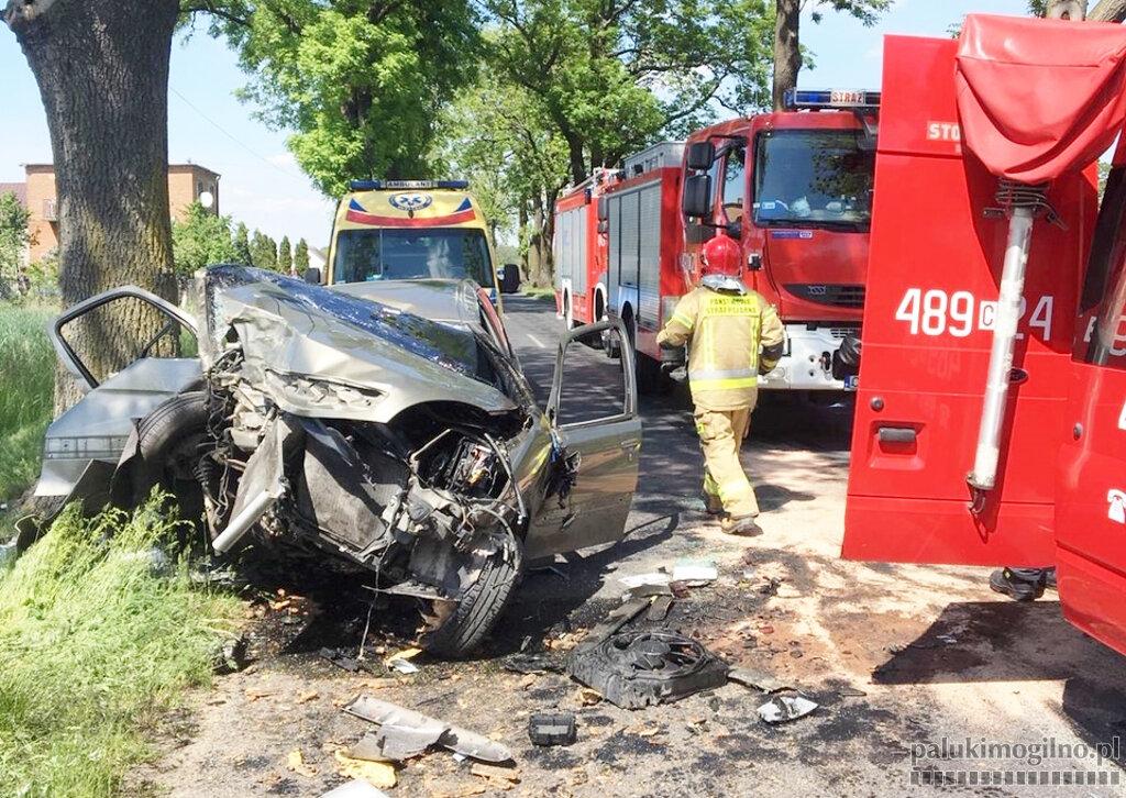 Dzierzążno: śmiertelne uderzenie w drzewo