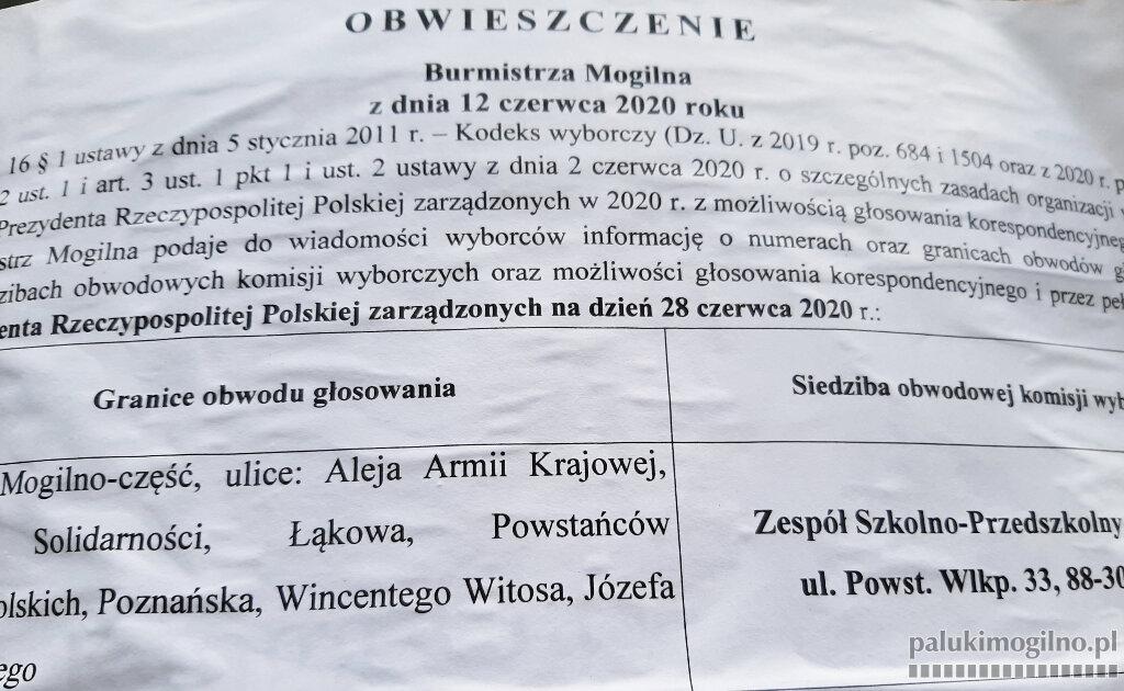 Mogilno: zobacz, kto zasiądzie w obwodowych komisjach wyborczych
