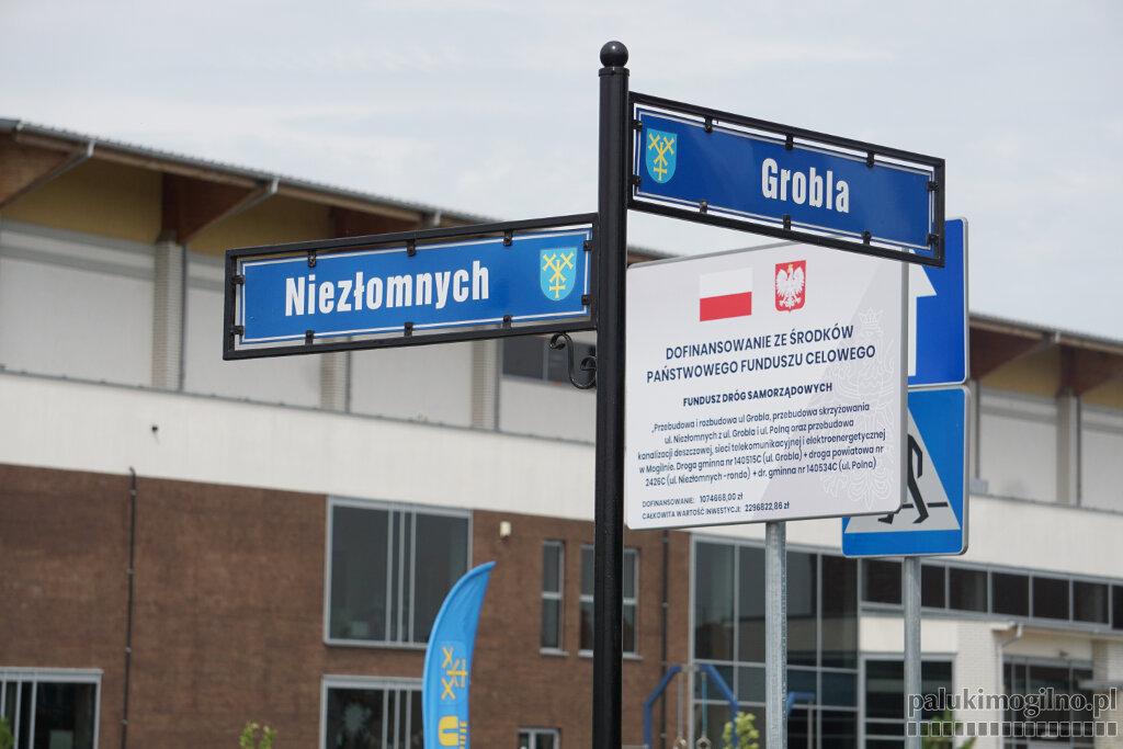 Dwie ulice, trzy ronda, wstęga przecięta