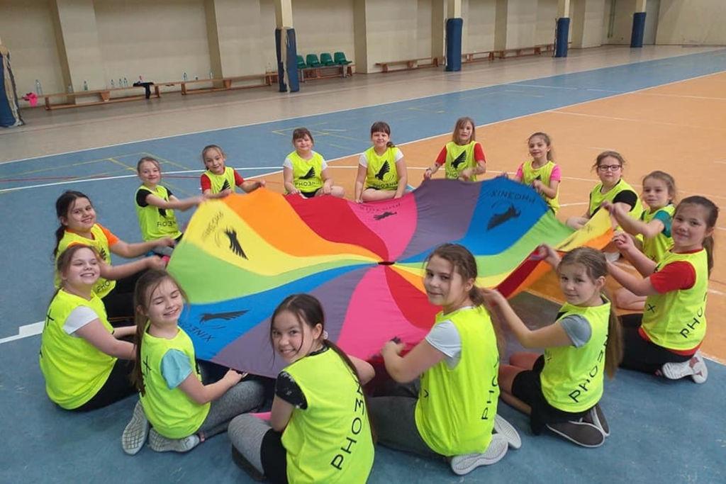 Uczestniczą w konkursie sportowym