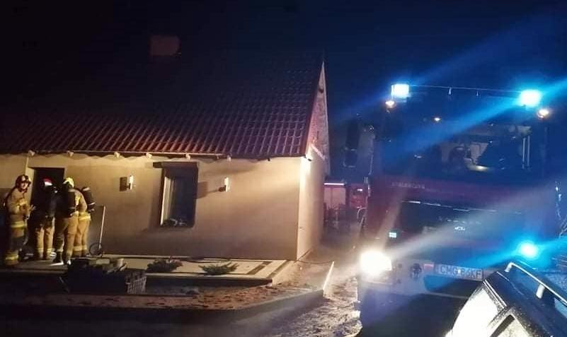 Paliła się piwnica domu w Dzierzążnie
