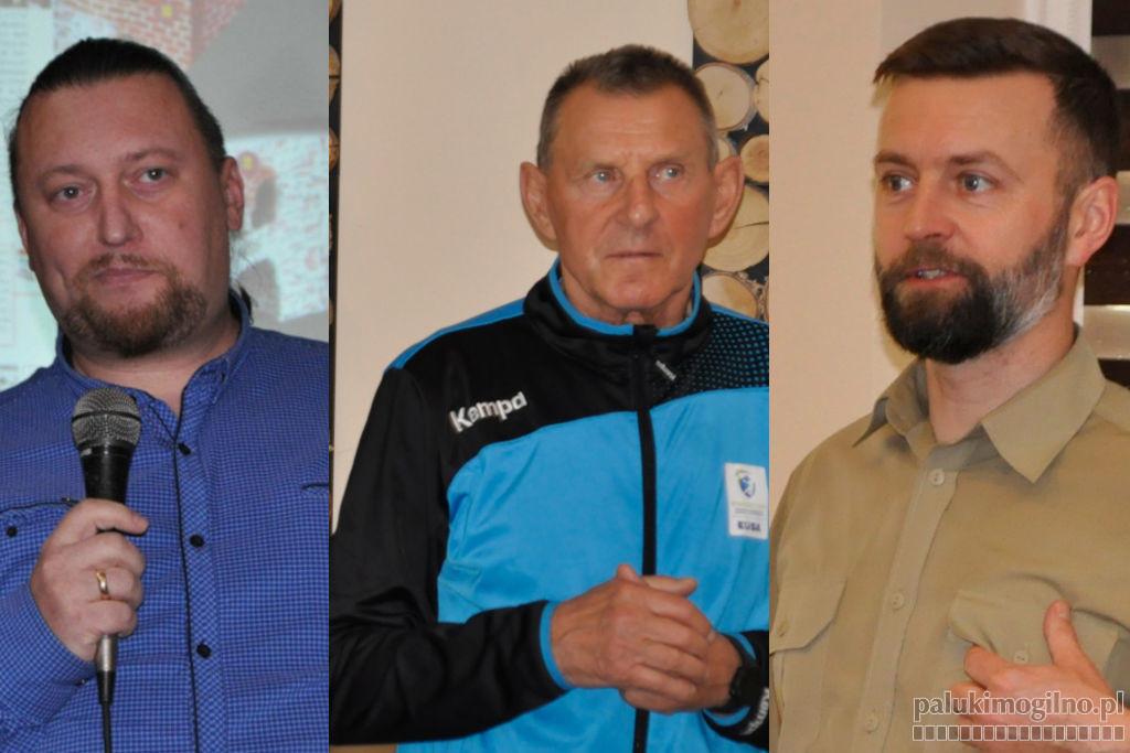 Damian Rybak, Zbigniew Domański i Wojciech Wojtasiński - docenieni przez marszałka w Dniu Przewodnika