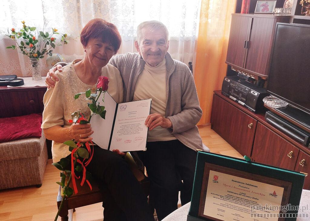 Od 61 lat razem. Diamentowe gody Marii i Ireneusza Lewickich