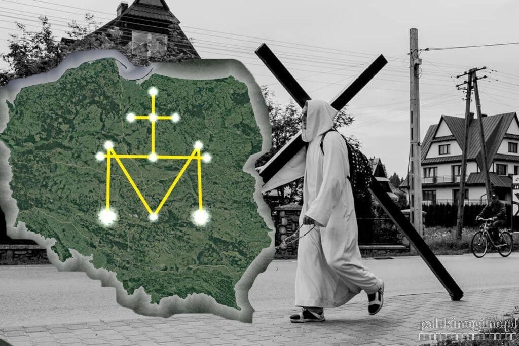 Michał Ulewiński po raz kolejny przemierza Polskę z wielkim krzyżem na ramieniu