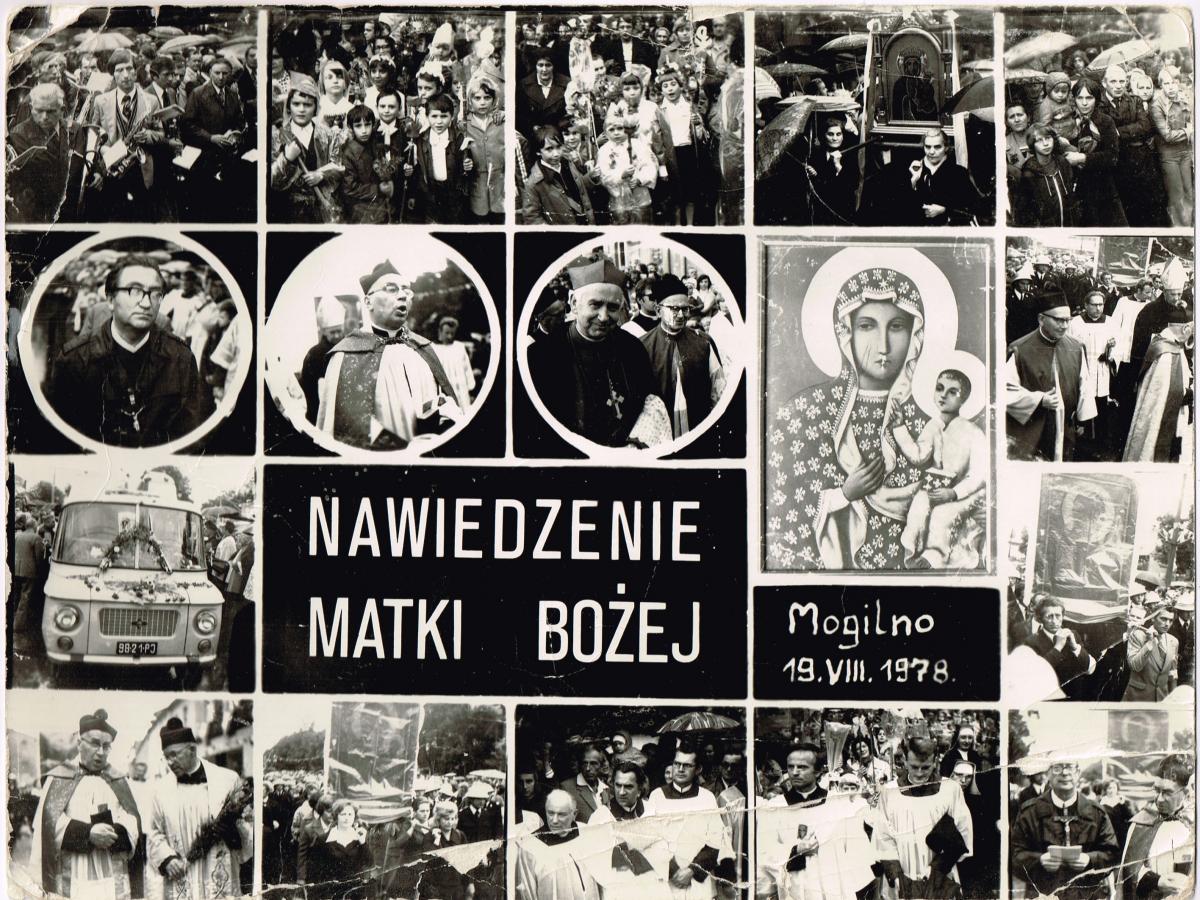 Historia Mogilna: 44 lata temu Obraz Jasnogórski odwiedził parafię farną i klasztorną