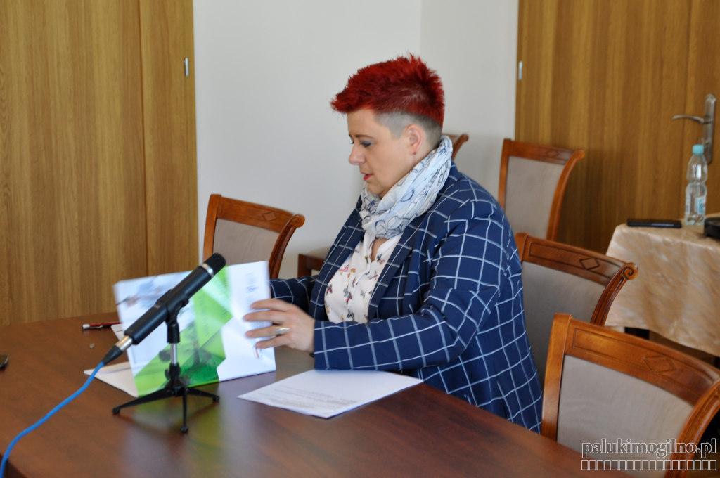 Stalowy Anioł Województwa Kujawsko-Pomorskiego dla Agnieszki Ziółkowskiej - prezeski Młodych Dębów