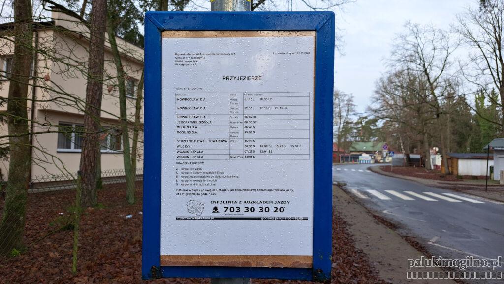 Dodatkowe kursy autobusów do Jezior Wielkich (rozkład jazdy)