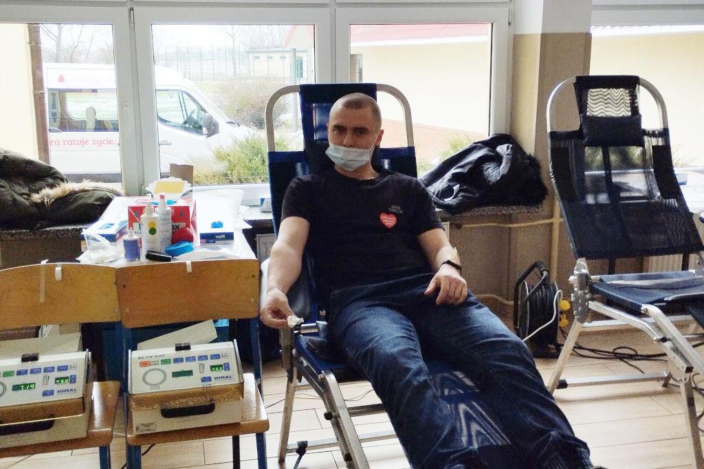 W ramach WOŚP oddali 9 litrów krwi