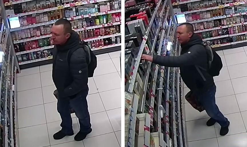 Komunikat policji: Ukradł butelkę perfum. Rozpoznajesz go?