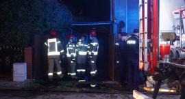 Pożar przydomowej altany na ul. 11 listopada w Mogilnie (zdjęcia)