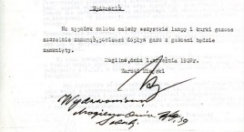 1 września 1939 roku w Mogilnie - odezwy, kopanie rowów, maskowanie świateł 