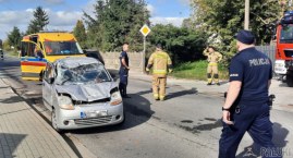 Z urazem prawej ręki przewieziona do szpitala