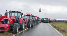 Protest rolników na krajowej 15. Kolumny ciągników przejadą ze Strzelna do Markowic oraz z Kwieciszewa do Trzemeszna i z powrotem