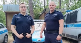 Policjanci udzielili pomocy mężczyźnie, który upadaj&hellip;