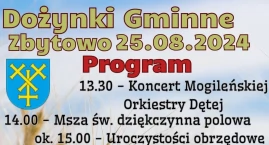 Już w niedzielę 25 sierpnia gminne dożynki w Zbytowie