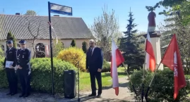 Skwer im. Powstańca Wielkopolskiego Michała Badyny - uroczyste odsłonięcie tabliczki w Kwieciszewie (zdjęcia)