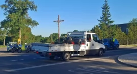 Zdjęcie przedstawia: Akcja "Trzeźwy poranek" - kierowca volkswagena miał ponad 0,5 promila alkoholu w organizmie