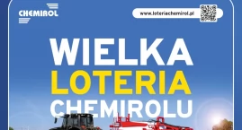 Zdjęcie przedstawia: Wielka Loteria Chemirolu rusza z rozmachem – do wygrania opryskiwacz UNIA HERON 6000 i inne nagrody o łącznej wartości blisko 1 000 000 zł!