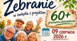 Zdjęcie przedstawia: Zebranie w związku z projektem 60+ pracownia doświadczeń w Wylatowie już 9 czerwca 2026 roku