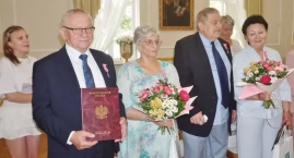 USC w Mogilnie - Medale za długoletnie pożycie małżeńskie dla Złotych Jubilatów (zdjęcia)