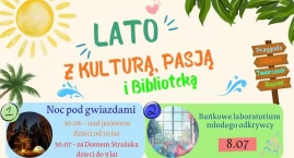 Wakacyjne aktywności Biblioteki Publicznej Gminy Orchowo 