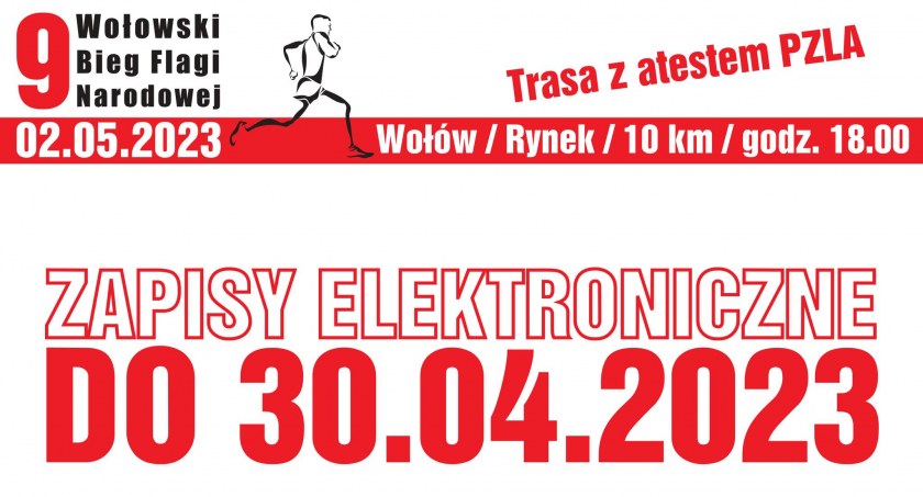 Wołowski Bieg Flagi Narodowej. Niedługo mija termin zapisów