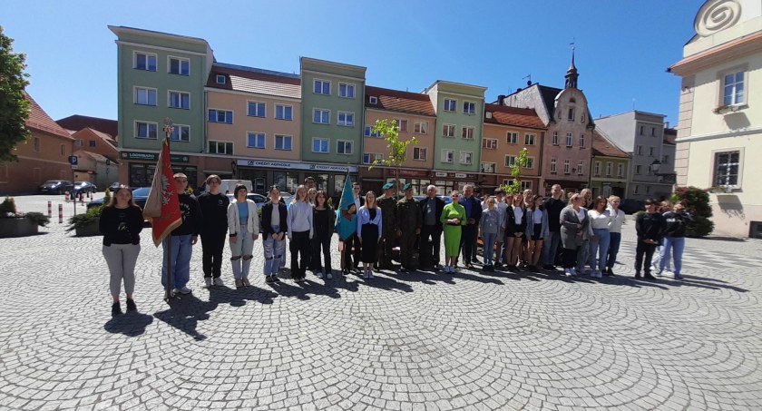 Uczniowie na szkoleniu pocztów sztandarowych