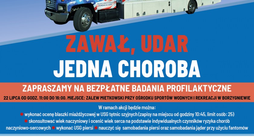Wicemarszałek Marcin Krzyżanowski zaprasza na akcję profilaktyczną!