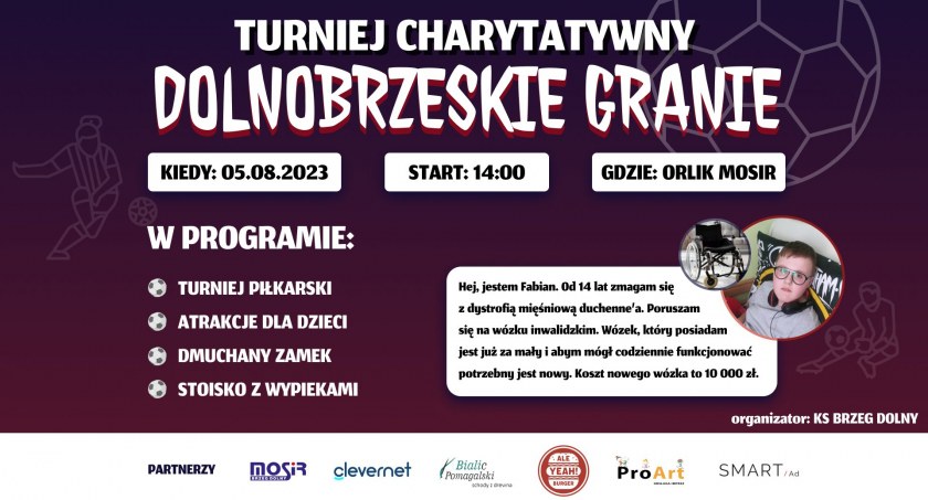 Turniej charytatywny dla Fabiana! Potrzebny specjalistyczny wózek dla chłopca