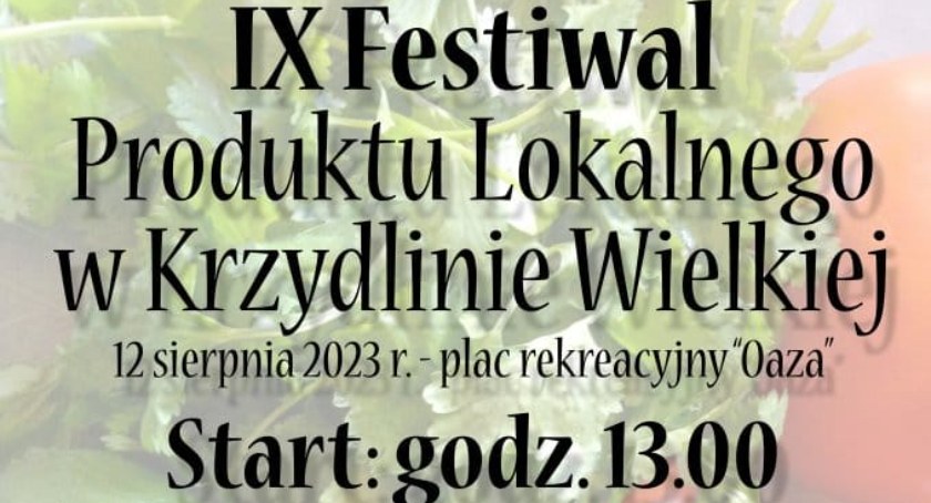 Festiwal Produktu Lokalnego już po raz dziewiąty w Krzydlinie Wielkiej