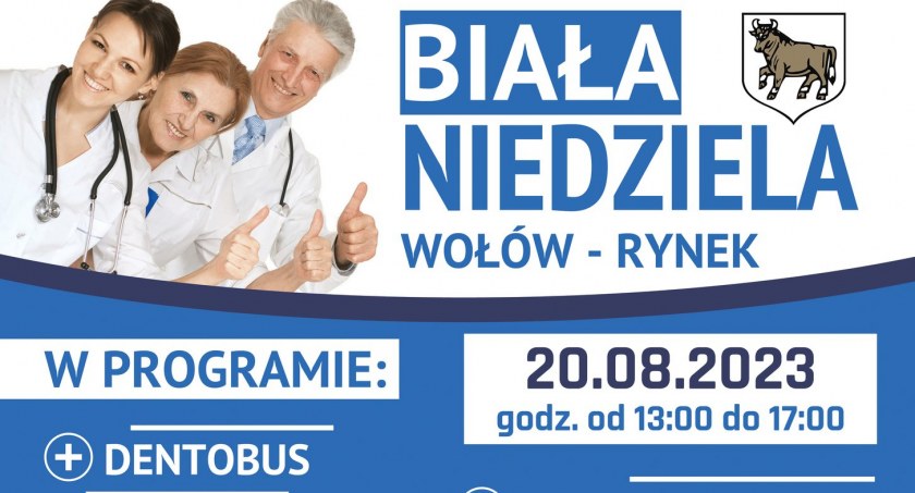 Biała Niedziela na wołowskim rynku
