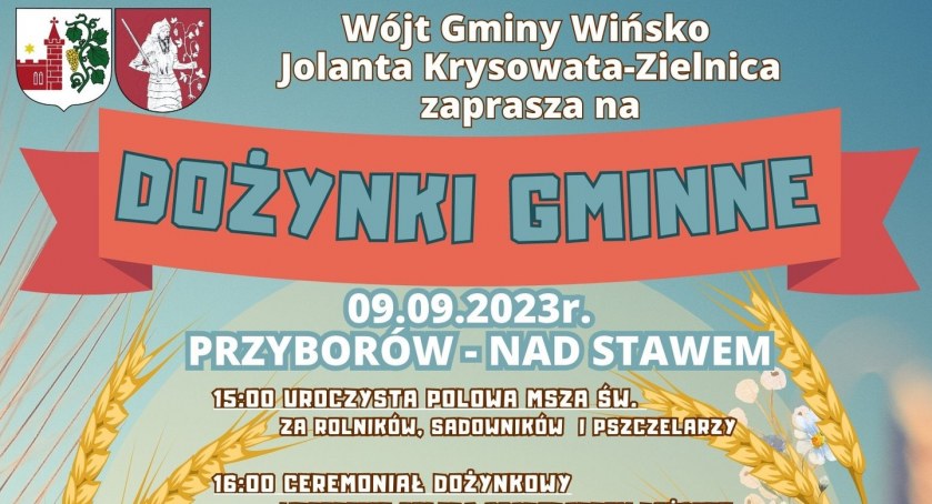 Na początku września dożynki w gminie Wińsko