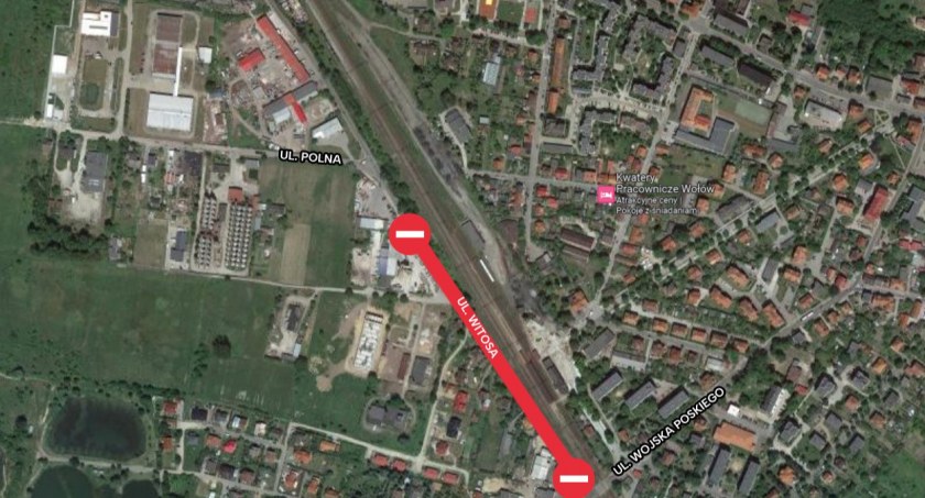 Przebudowa ul. Witosa i utrudnienia w ruchu