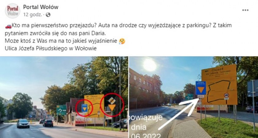 Kto tam ma pierwszeństwo? Gmina Wołów wyjaśnia