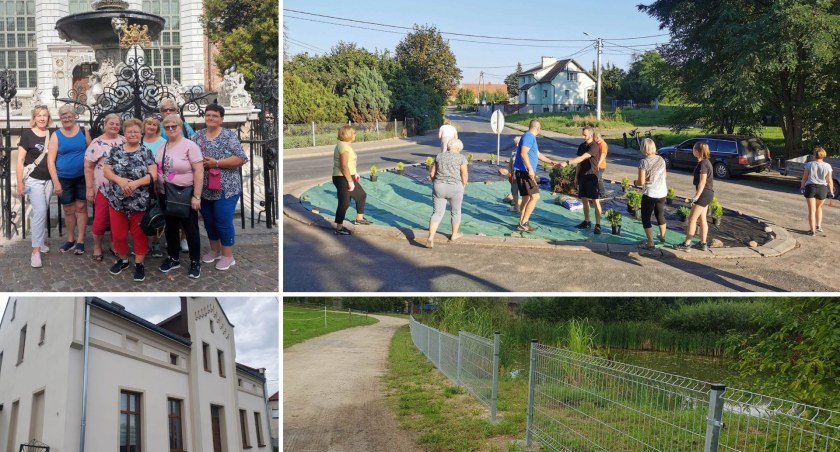 Aktualności z naszych wsi. Ogrodzenie, świetlica, skwerek i wycieczka
