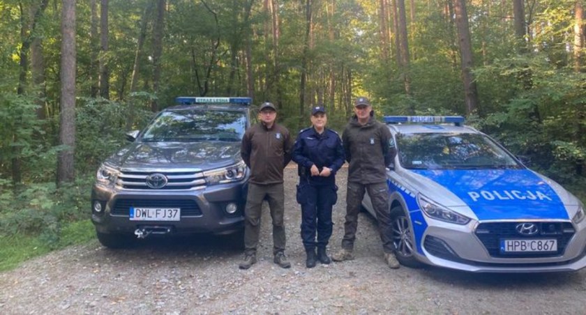 Policja i Straż Leśna w walce o las - Akcja Jesień 23