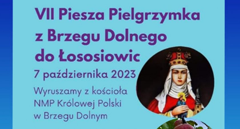To będzie już VII Piesza Pielgrzymka z Brzegu Dolnego do Łososiowic