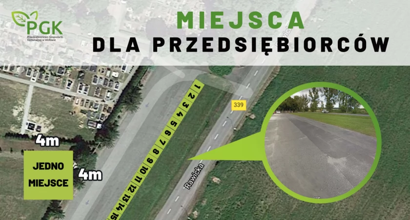 Miejsca dla przedsiębiorców na sprzedaż kwiatów i zniczy